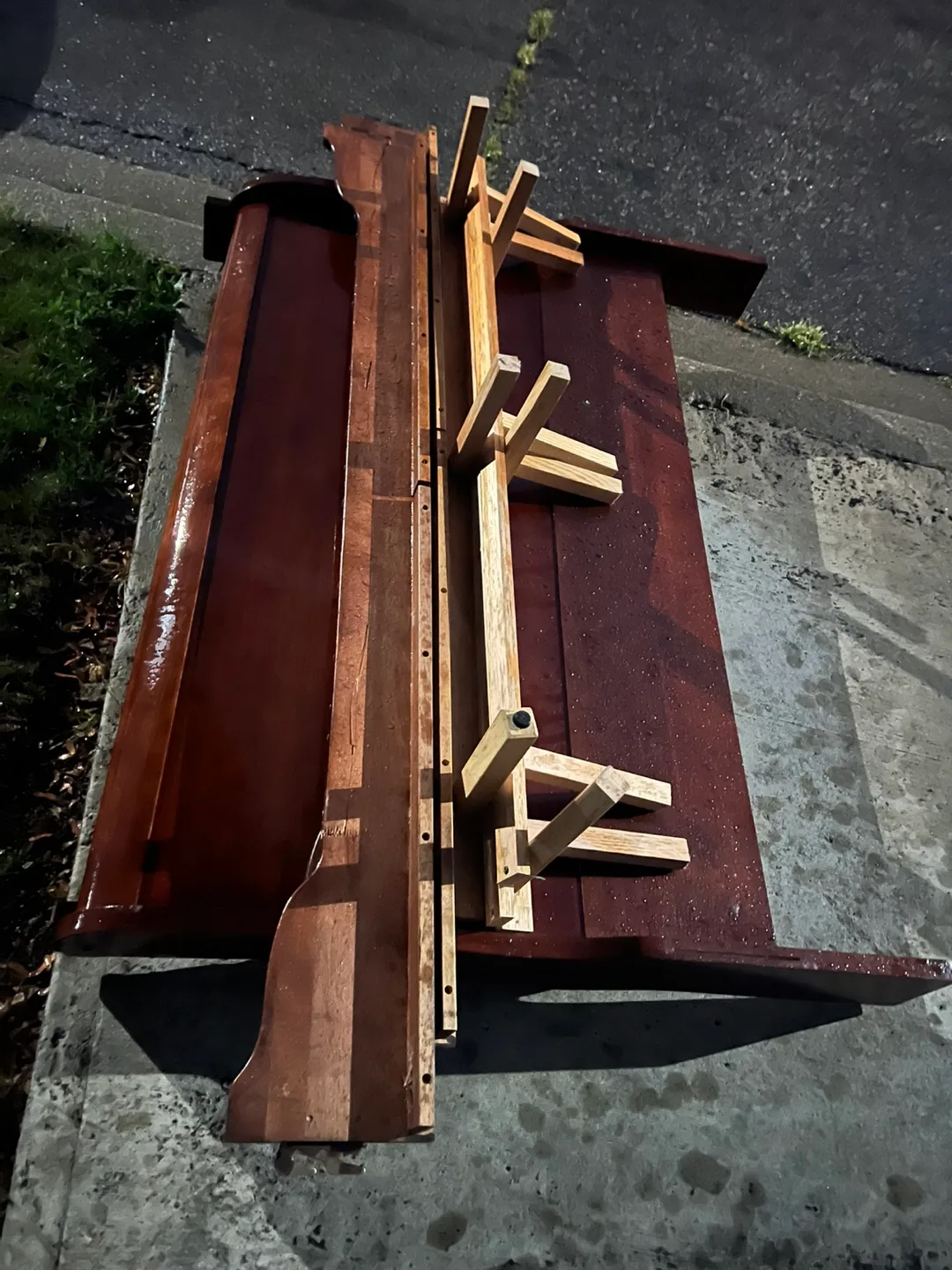 LEONS Sleigh Bed Frame - Queen Size image indicator(2)