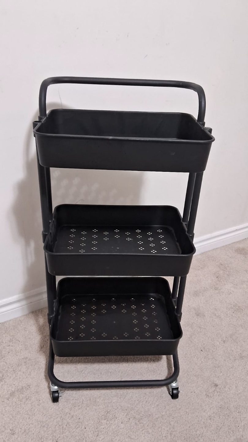 Ikea Raskog Utility Cart - Black