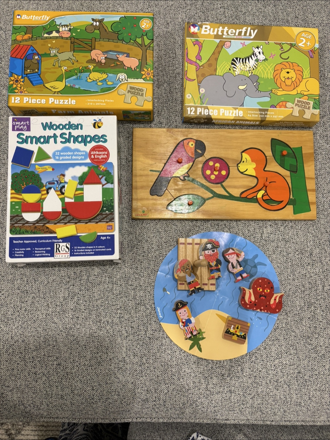 Kids' Puzzles: Butterfly, Smart Play, Janod