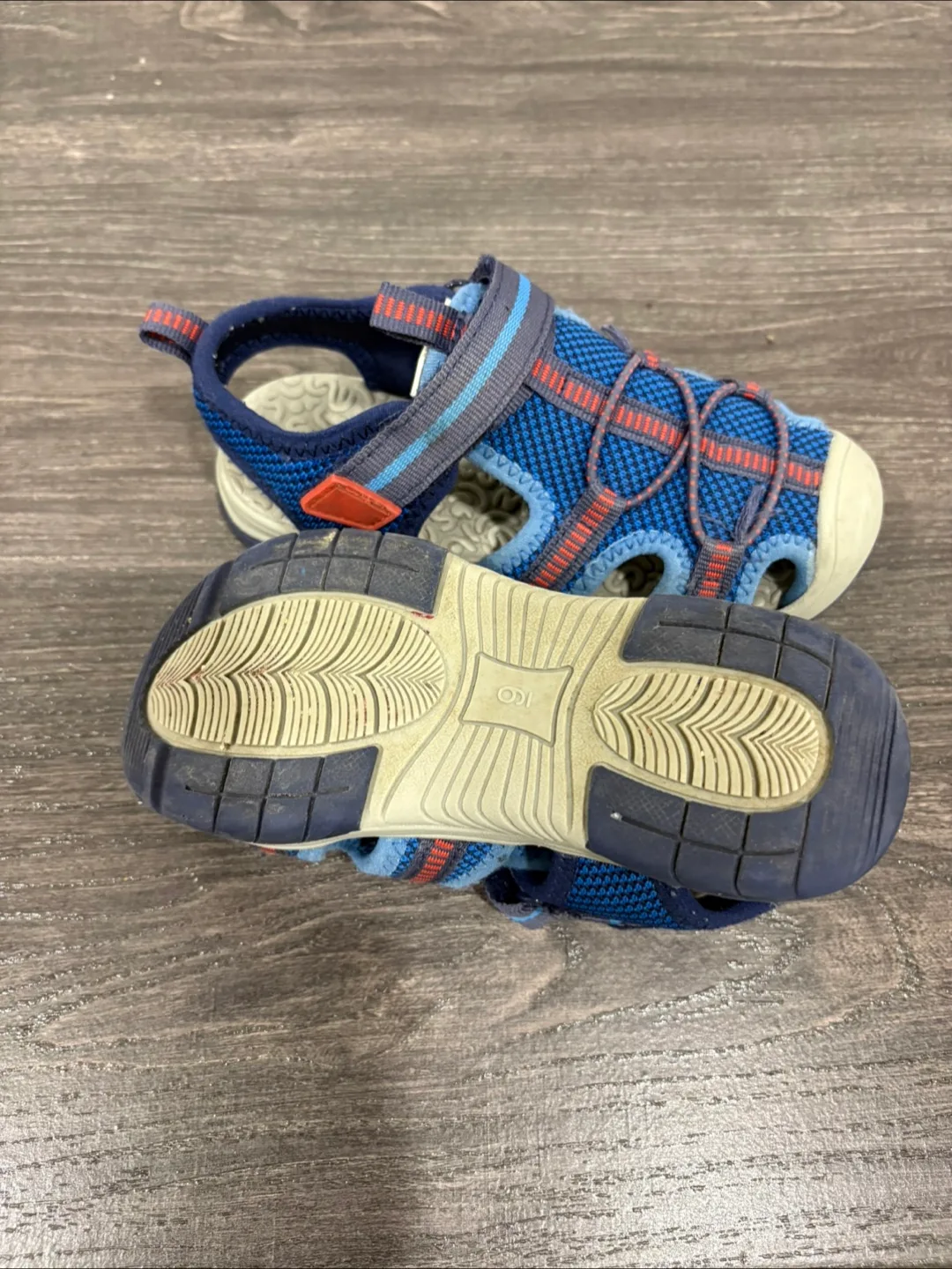 Okabashi Blue Sandals, Boys Size 9 image indicator(2)