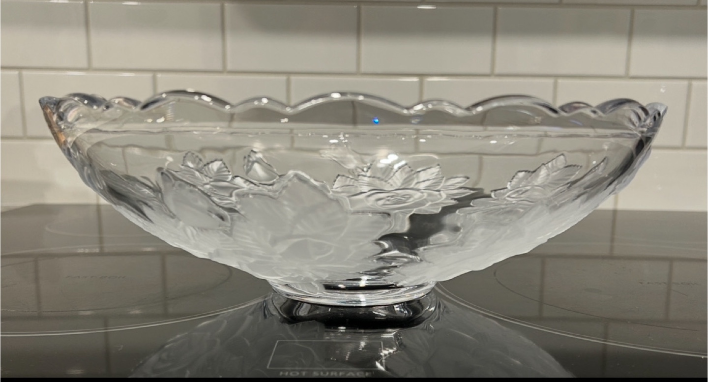 Studio Nova Winter Rose Frosted Salad Bowl - photo 2