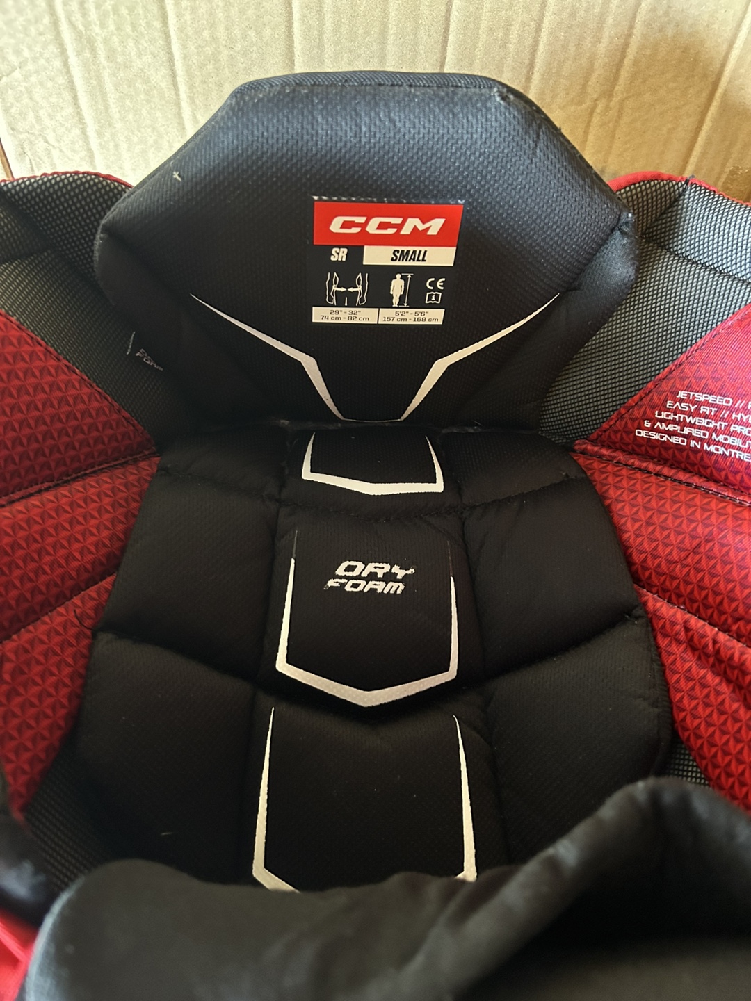 CCM JetSpeed FT4 Hockey Pants (Red) - Small - photo 3