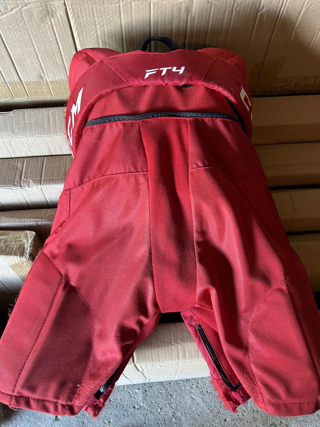 CCM JetSpeed FT4 Hockey Pants (Red) - Small - photo 2