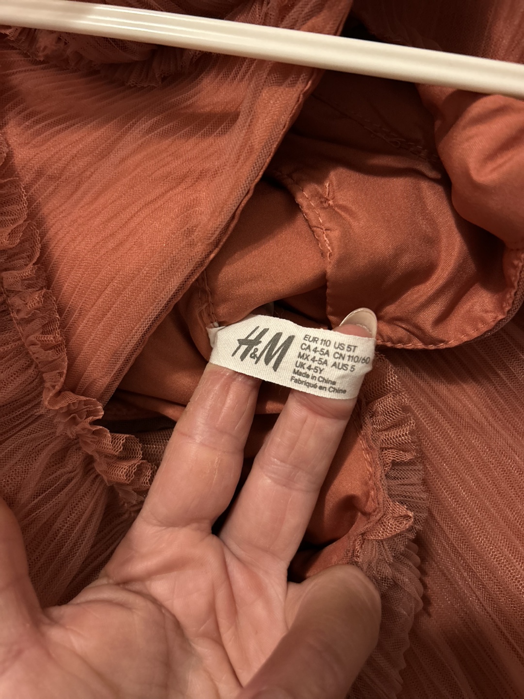 H&M Dress - Size 5T - Coral
