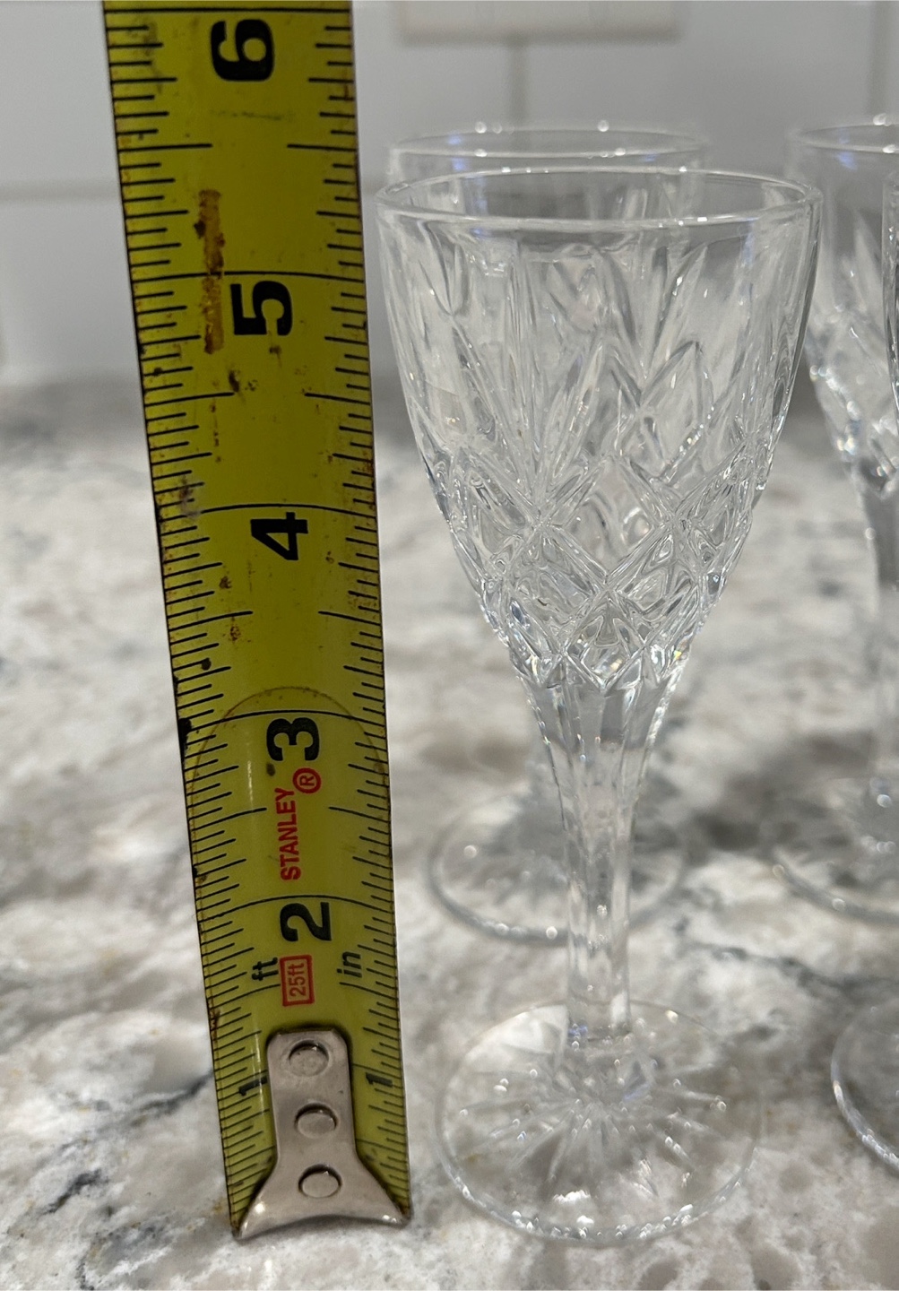 Set of 12 Vintage Bohemia Crystal Liqueur Glasses - photo 4