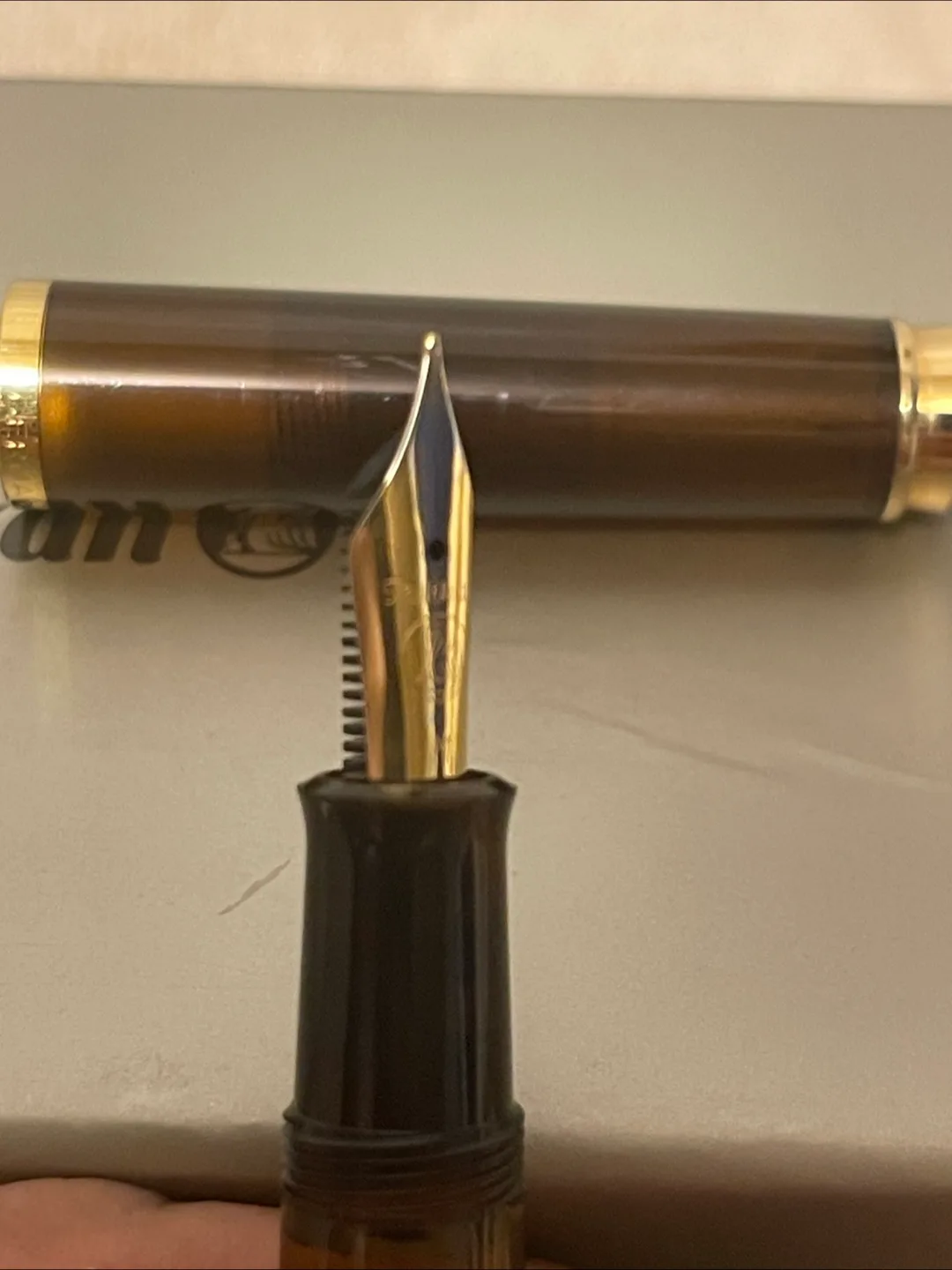 Pelikan M200 Demonstrator Fountain Pen image indicator(3)