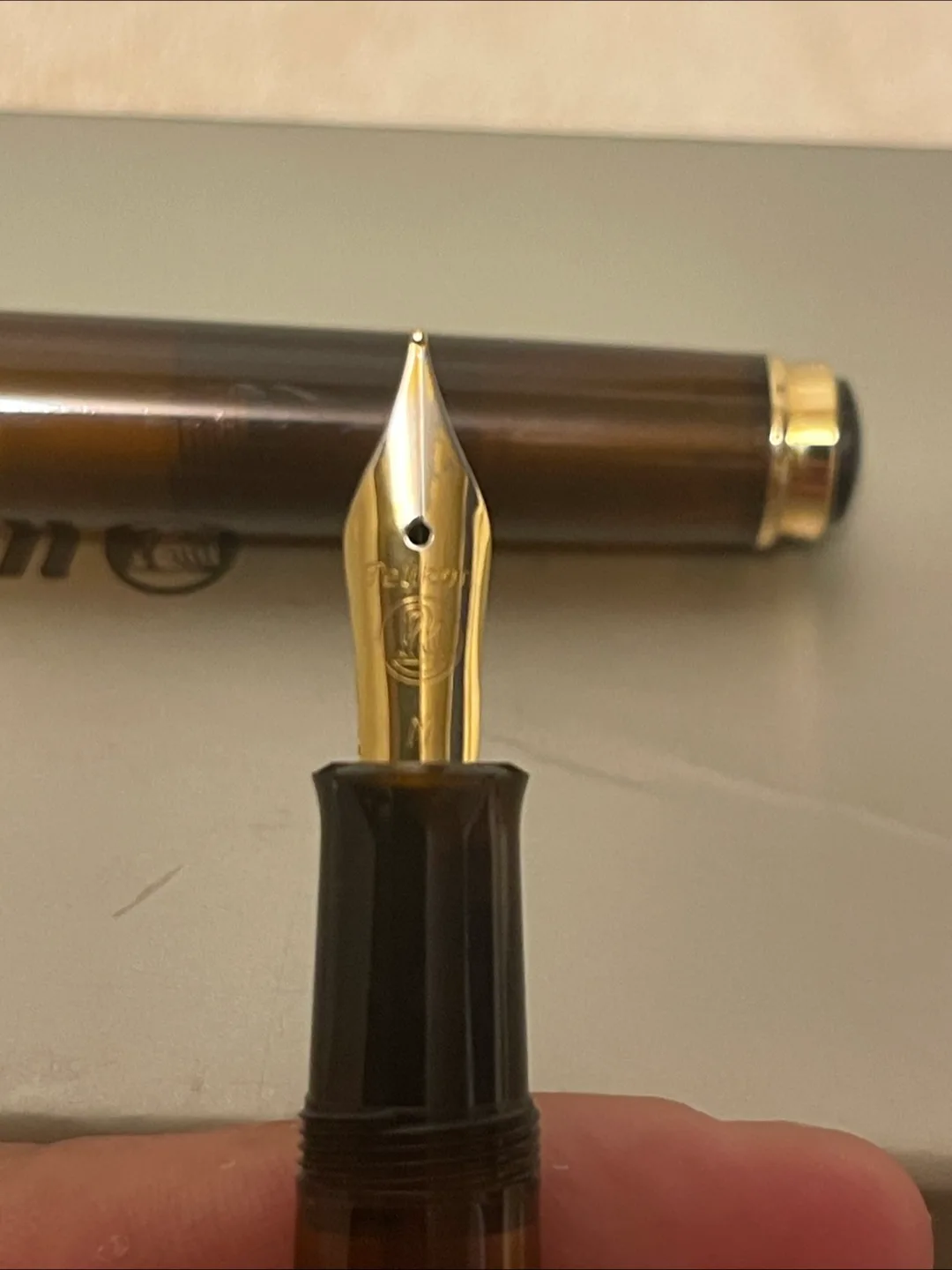 Pelikan M200 Demonstrator Fountain Pen image indicator(2)