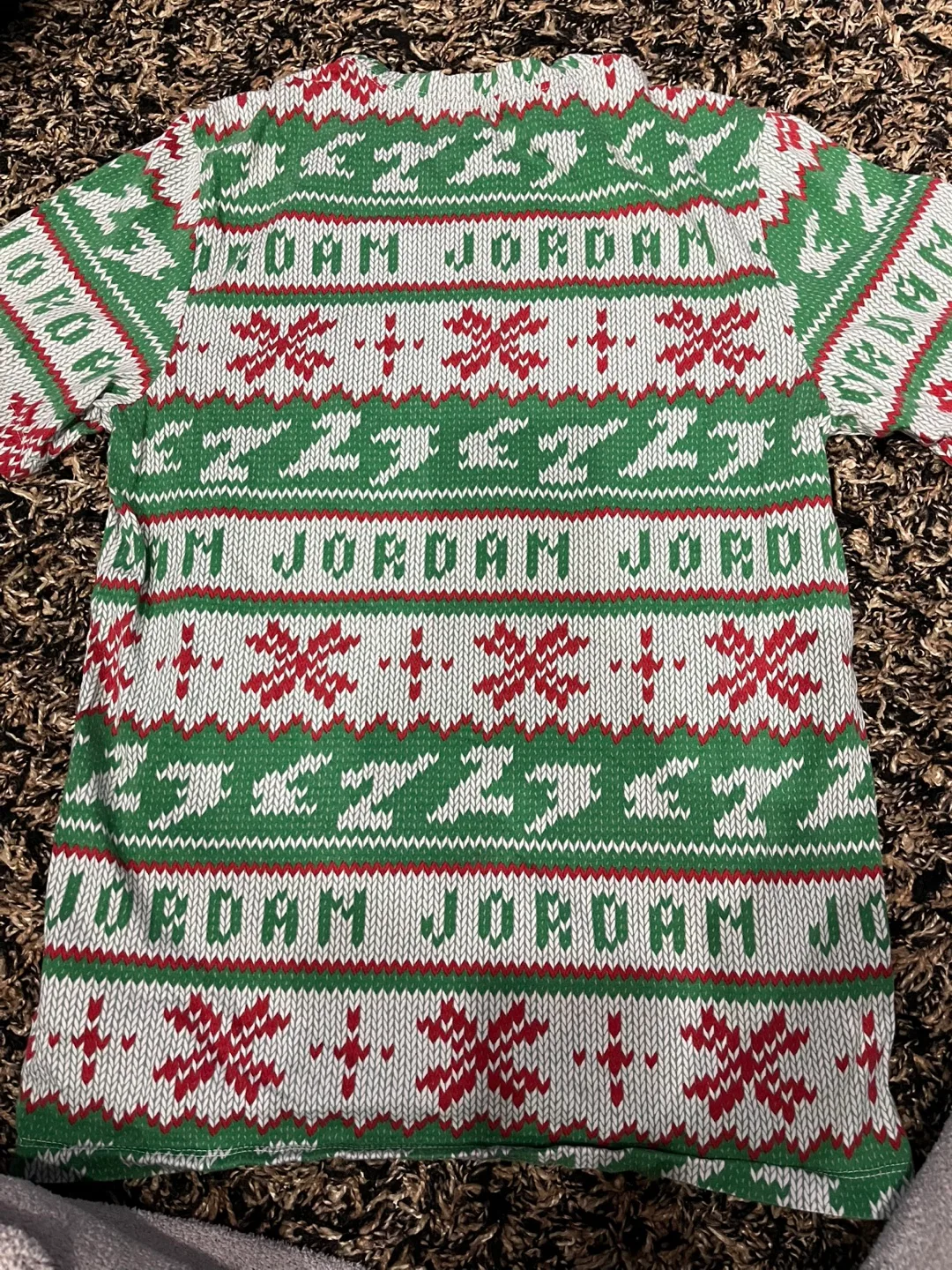 Jordan Christmas Sweater T-Shirt - Size S image indicator(3)