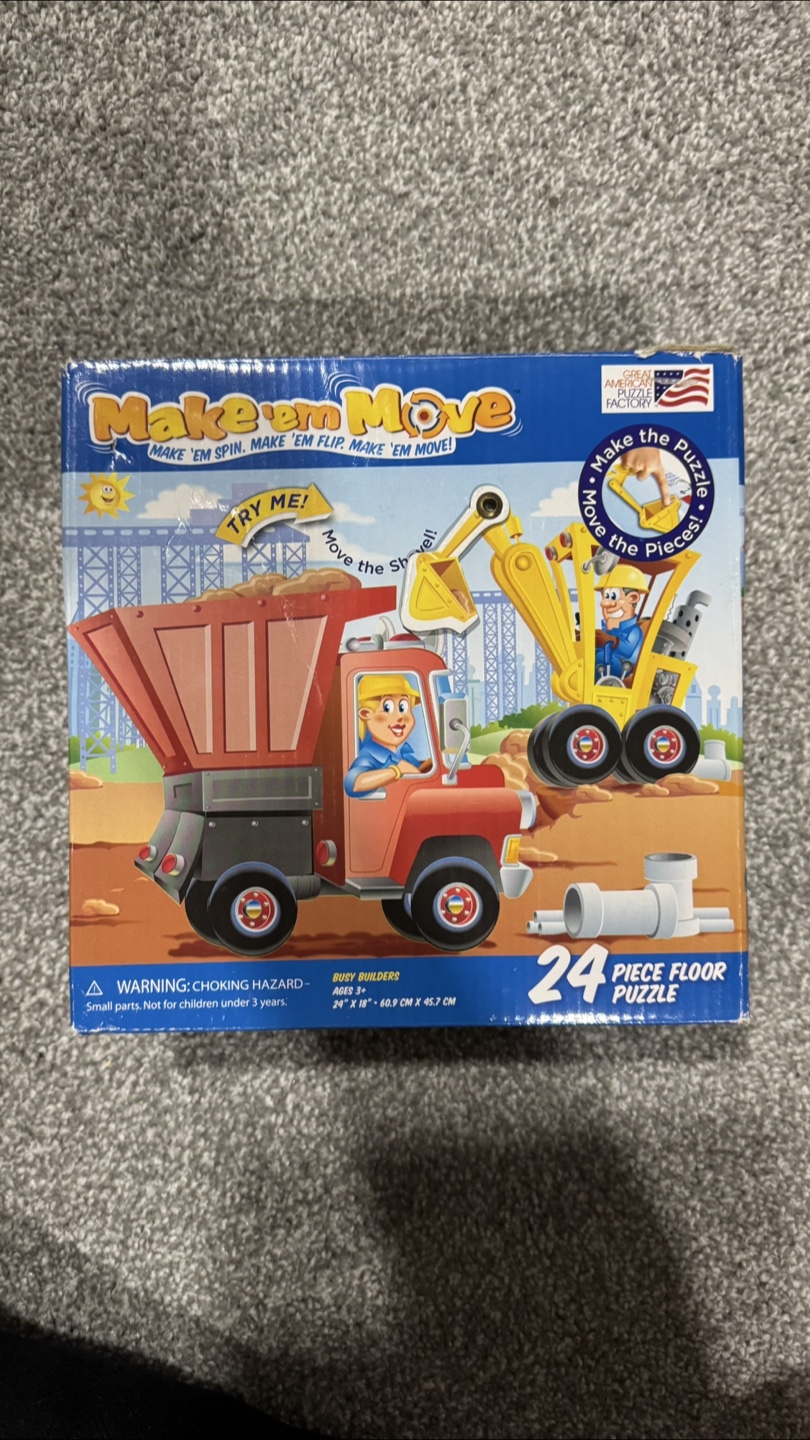 Make 'em Move 24-Piece Floor Puzzle