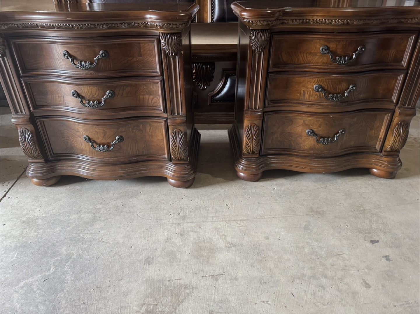 Wooden Nightstands - Set of 2