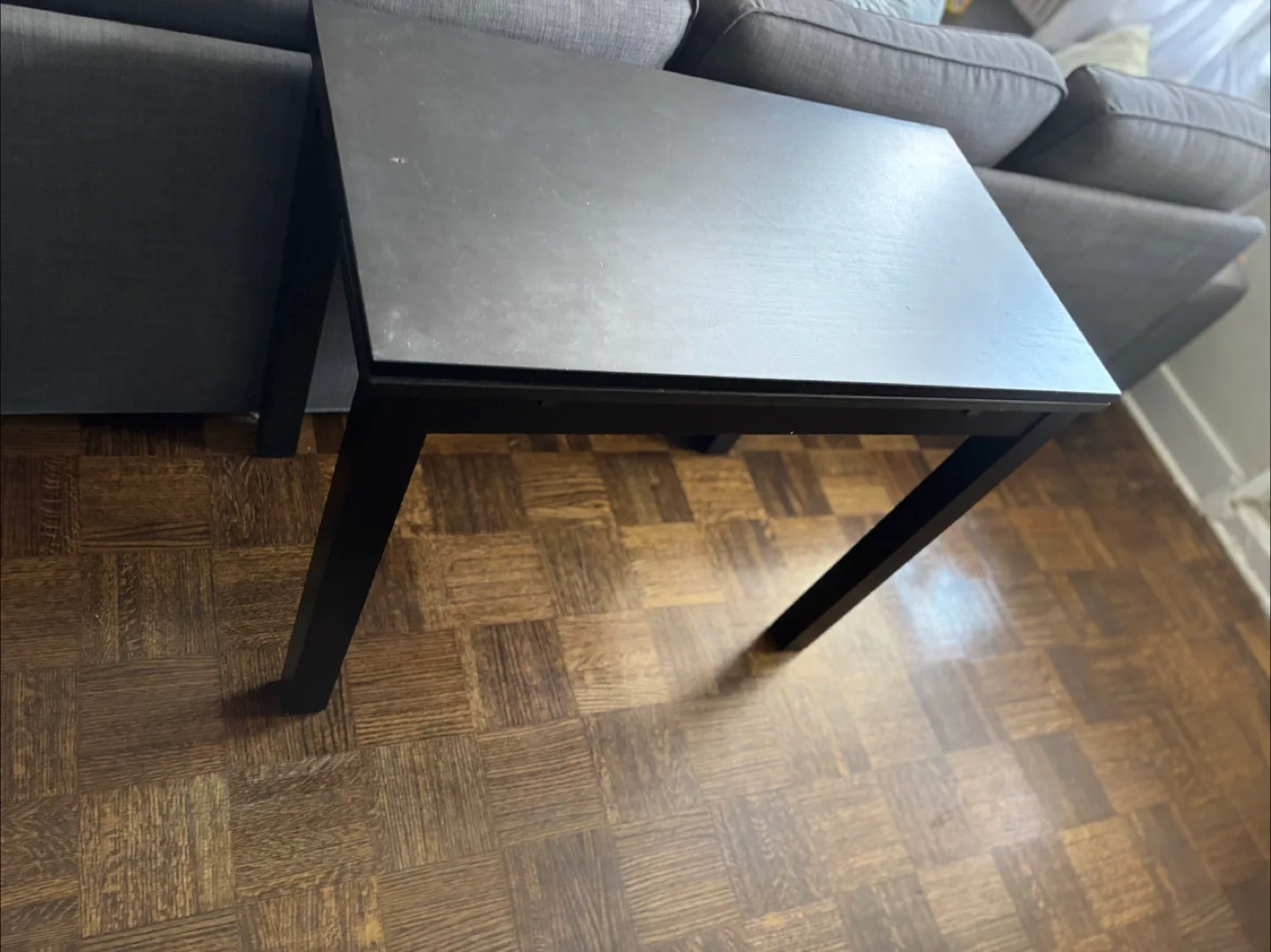 IKEA Bjursta Extendable Dining Table, solid wood + free candle image indicator(4)