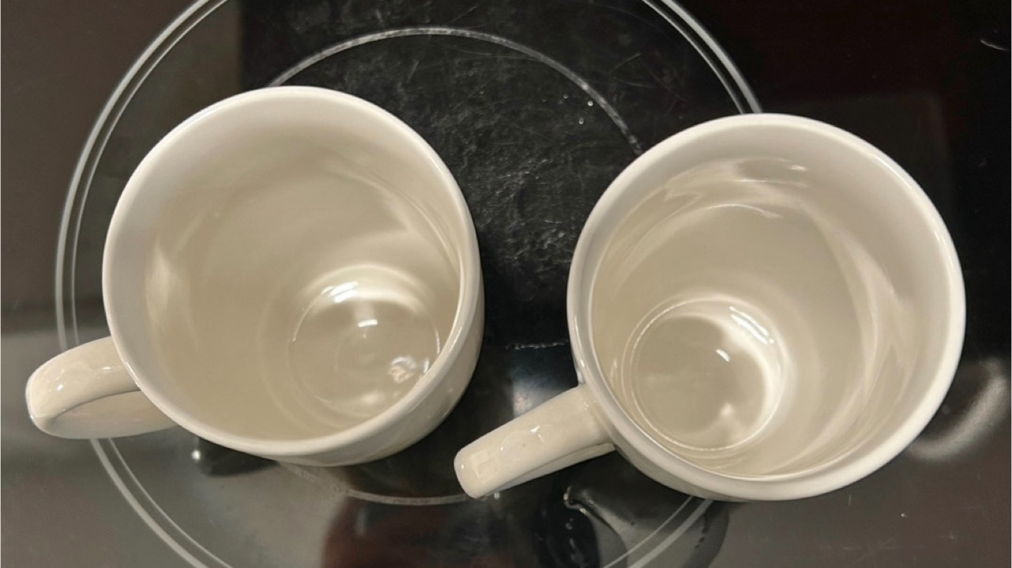 Lint Home Quadro White Mugs - Set of 2 - photo 2