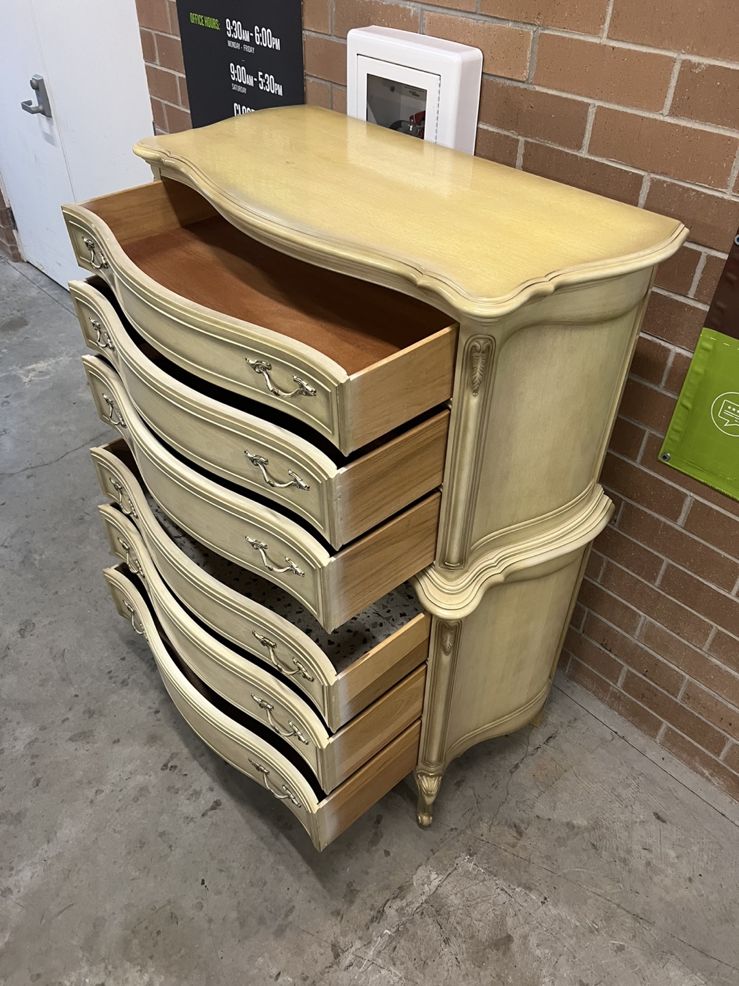French Provimcial Tallboy Dresser - photo 2