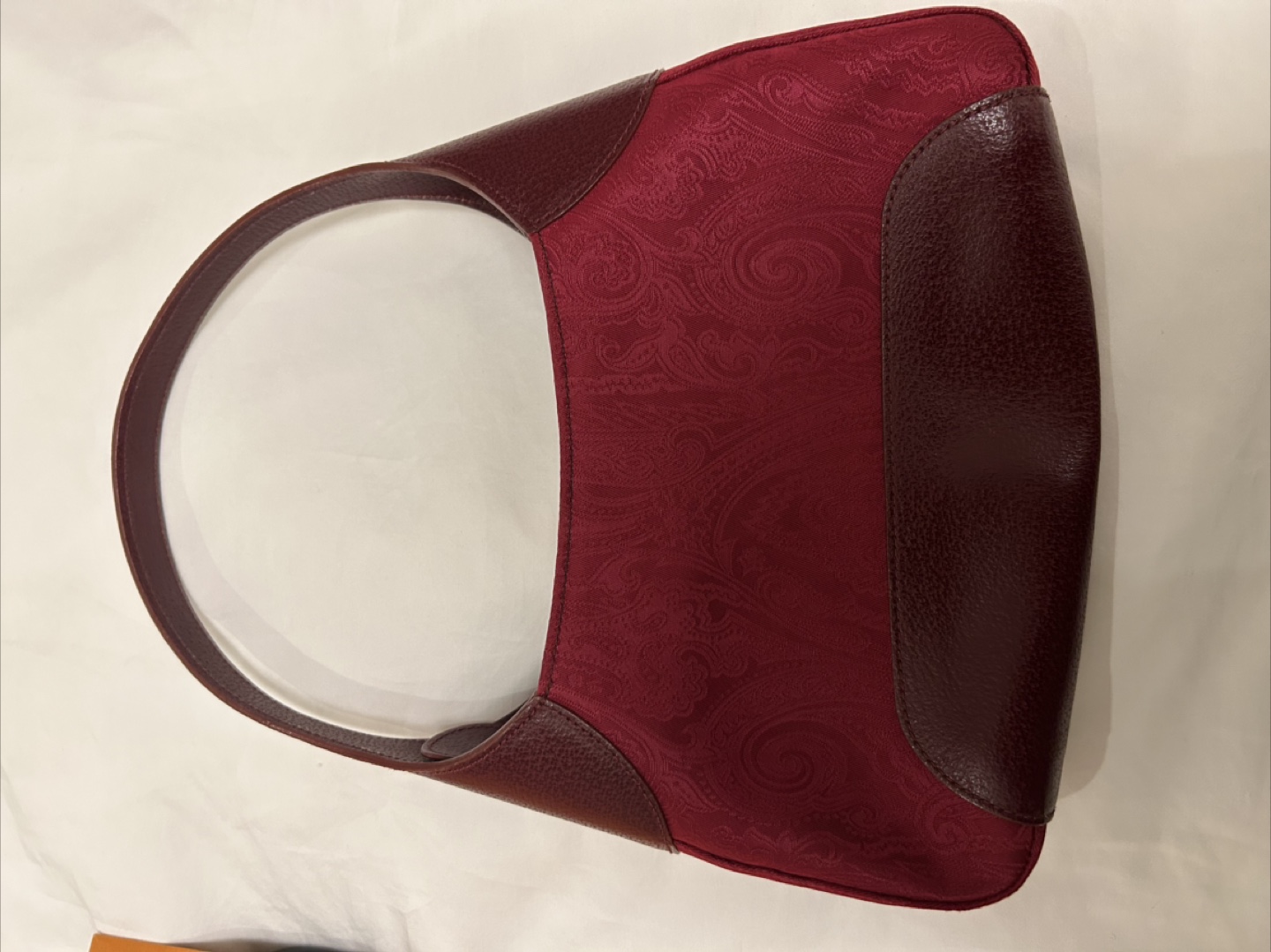 Etro Milano Burgundy Shoulder Bag