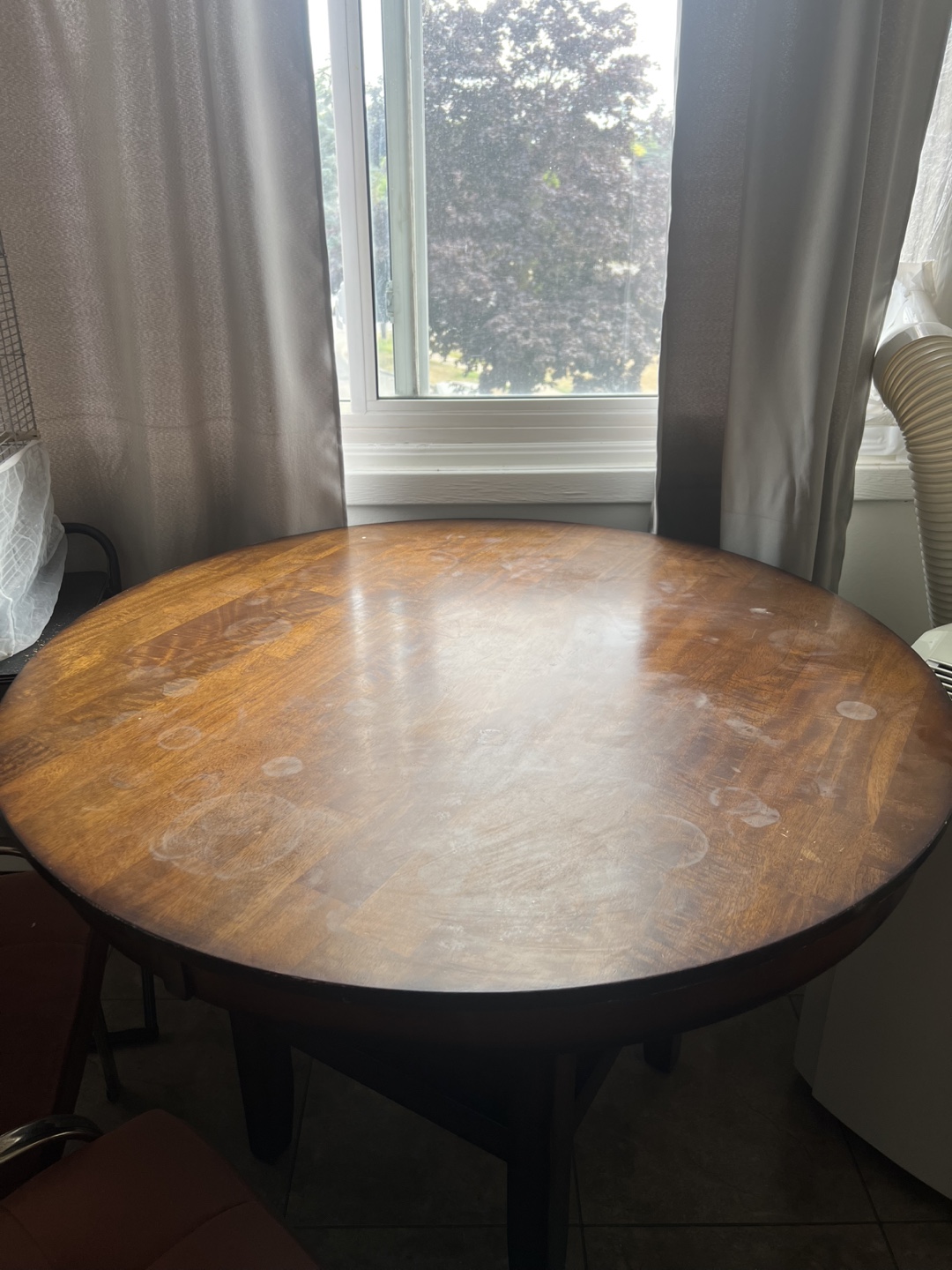 Round Wooden Table