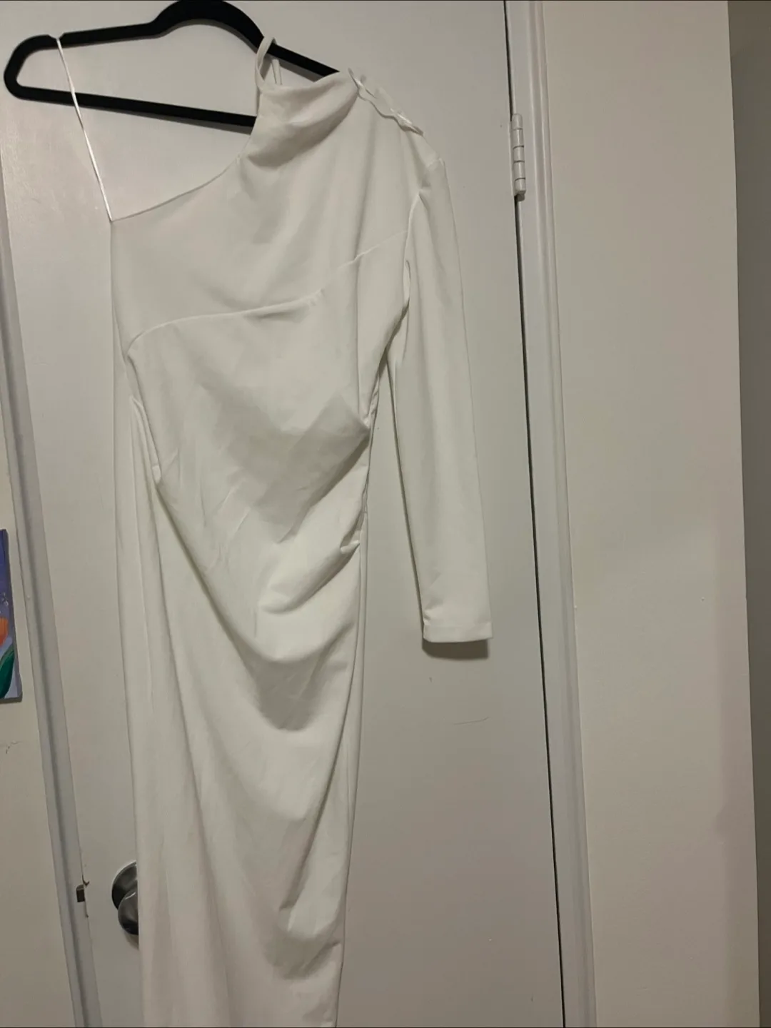 White One-Shoulder Dress thumbnail