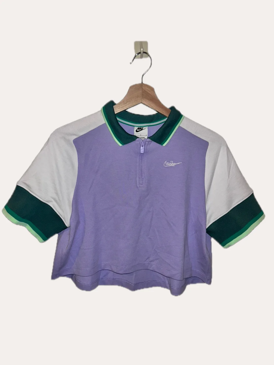 Nike Girls Colour Block Polo Top thumbnail