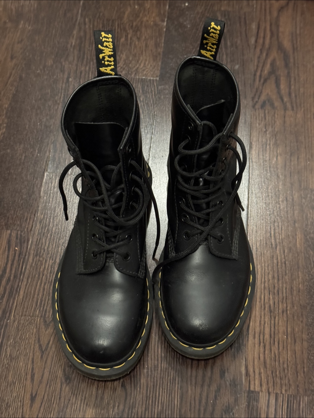 Dr. Martens Black Leather Boots - Women's US 7