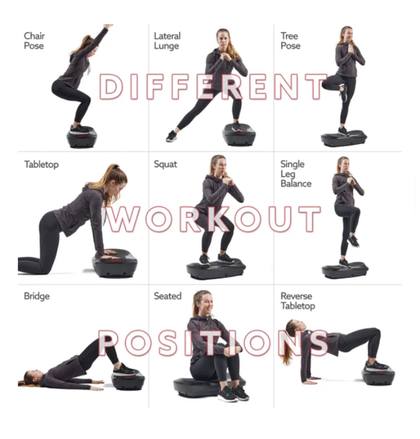 Vibration Plate Exercise Machine w/ Remote - photo 3