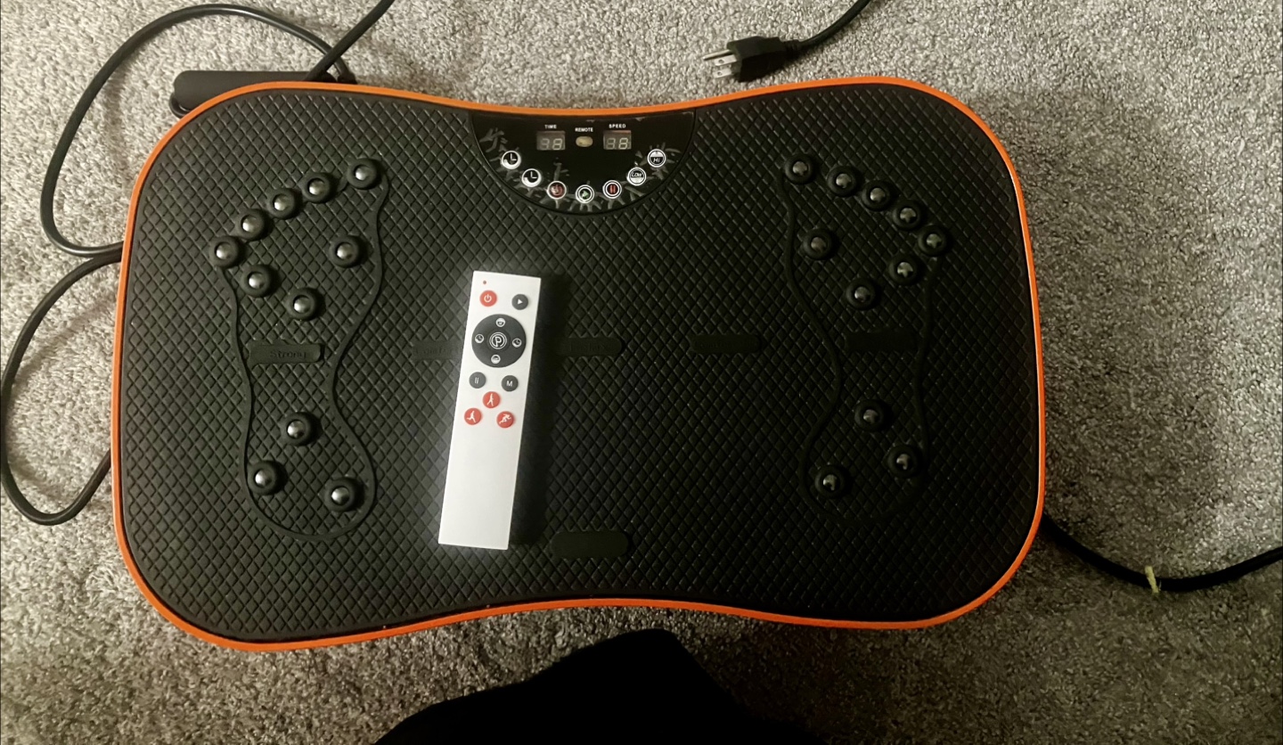 Vibration Plate Exercise Machine w/ Remote - photo 2