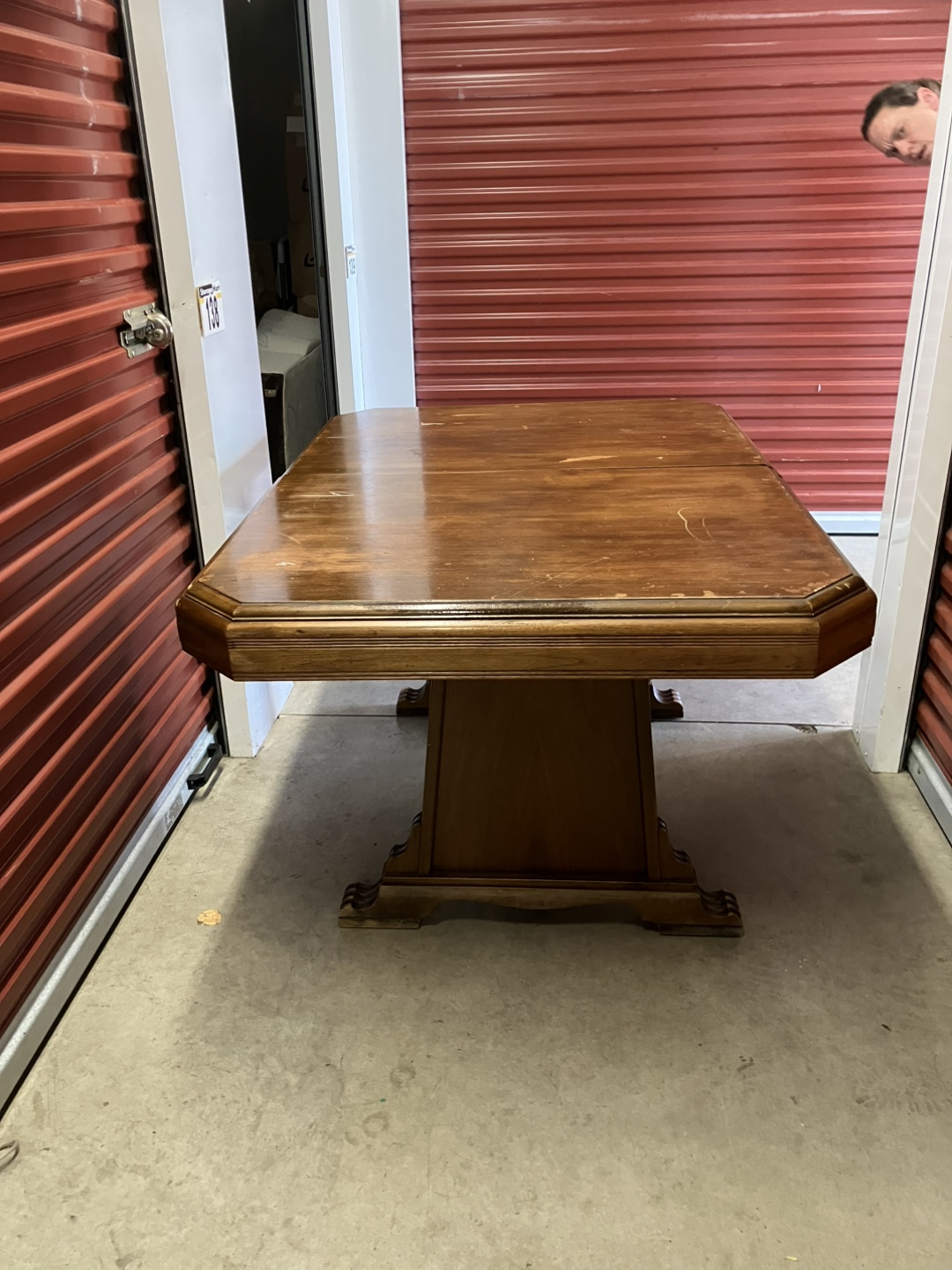 Vintage Extendable Wooden Dining Table