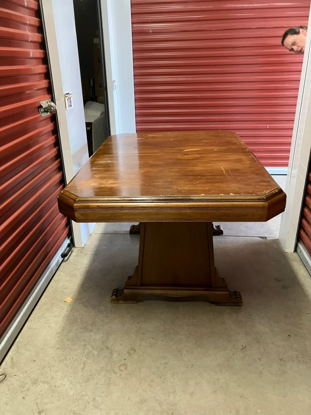 Vintage Extendable Wooden Dining Table