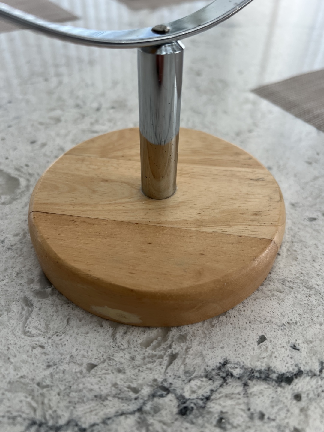 Makeup Mirror with Wood Base - photo 4