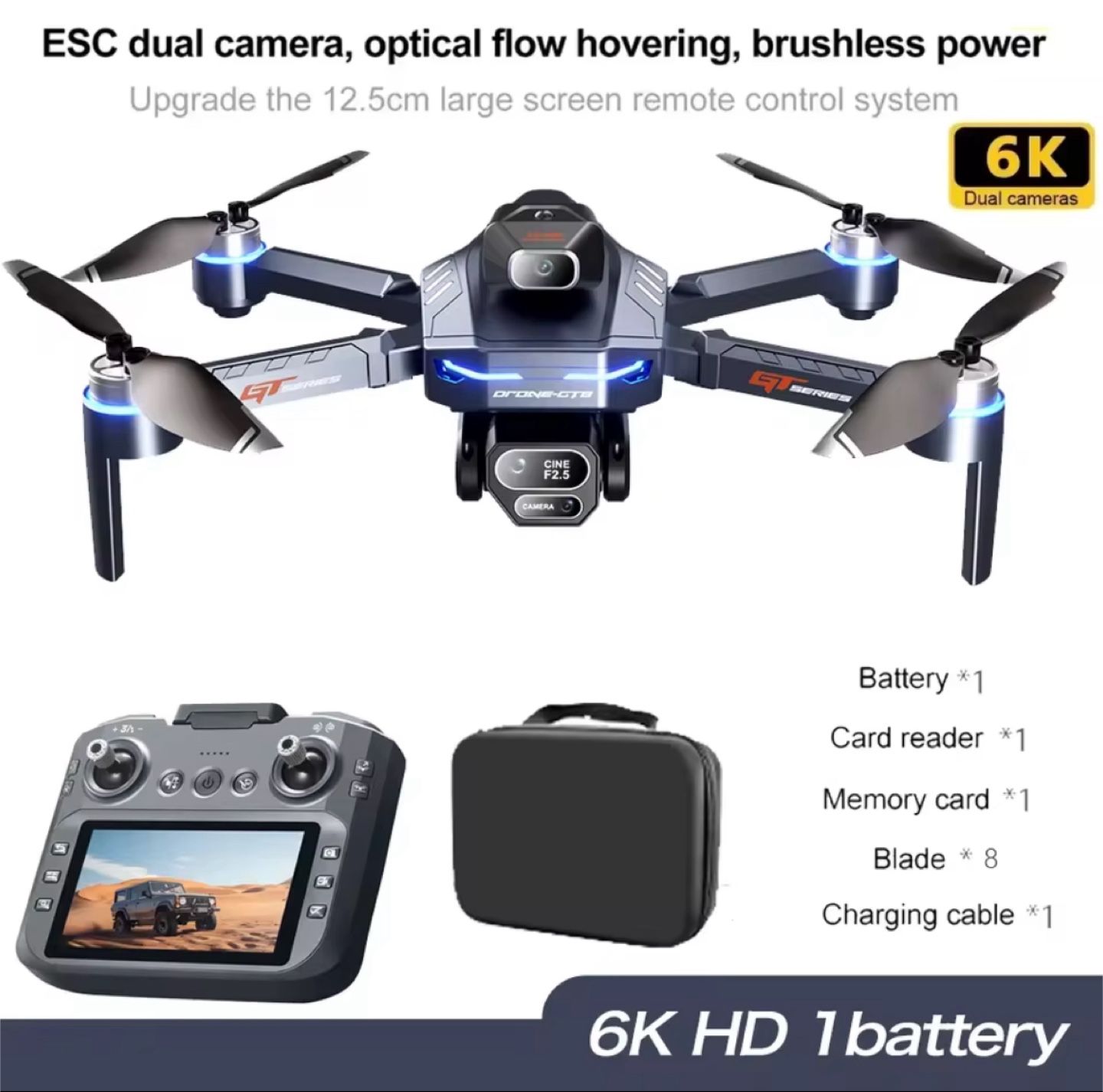 GT8 Drone with 6K Dual Camera - photo 3