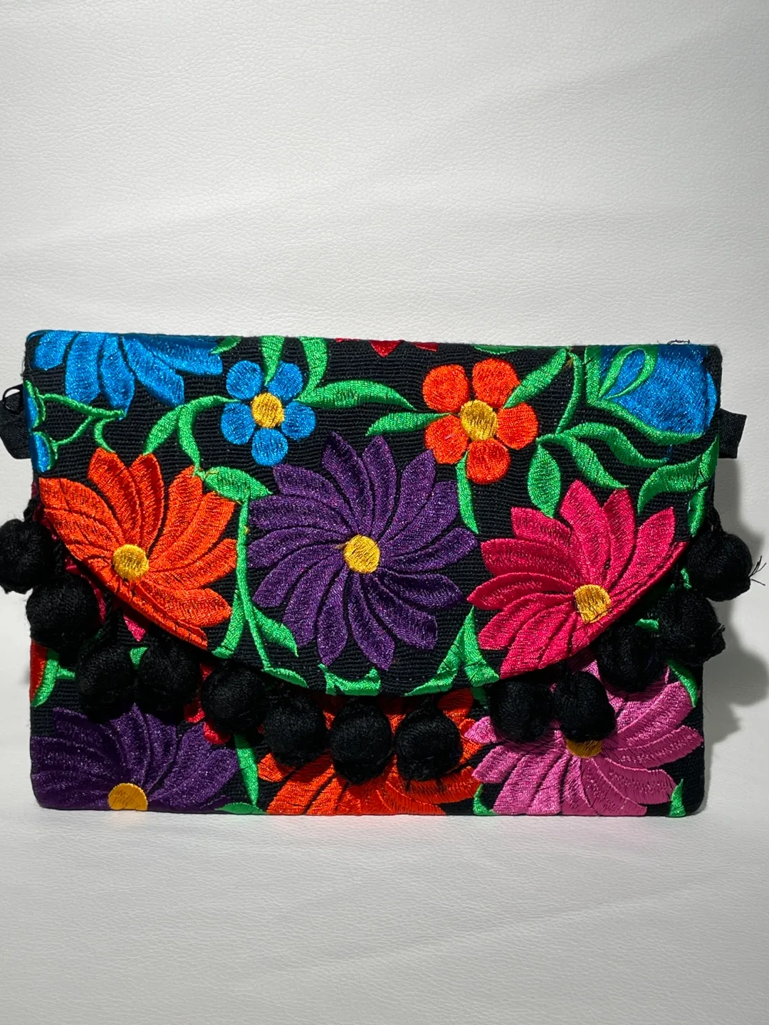 Embroidered Clutch Purse
