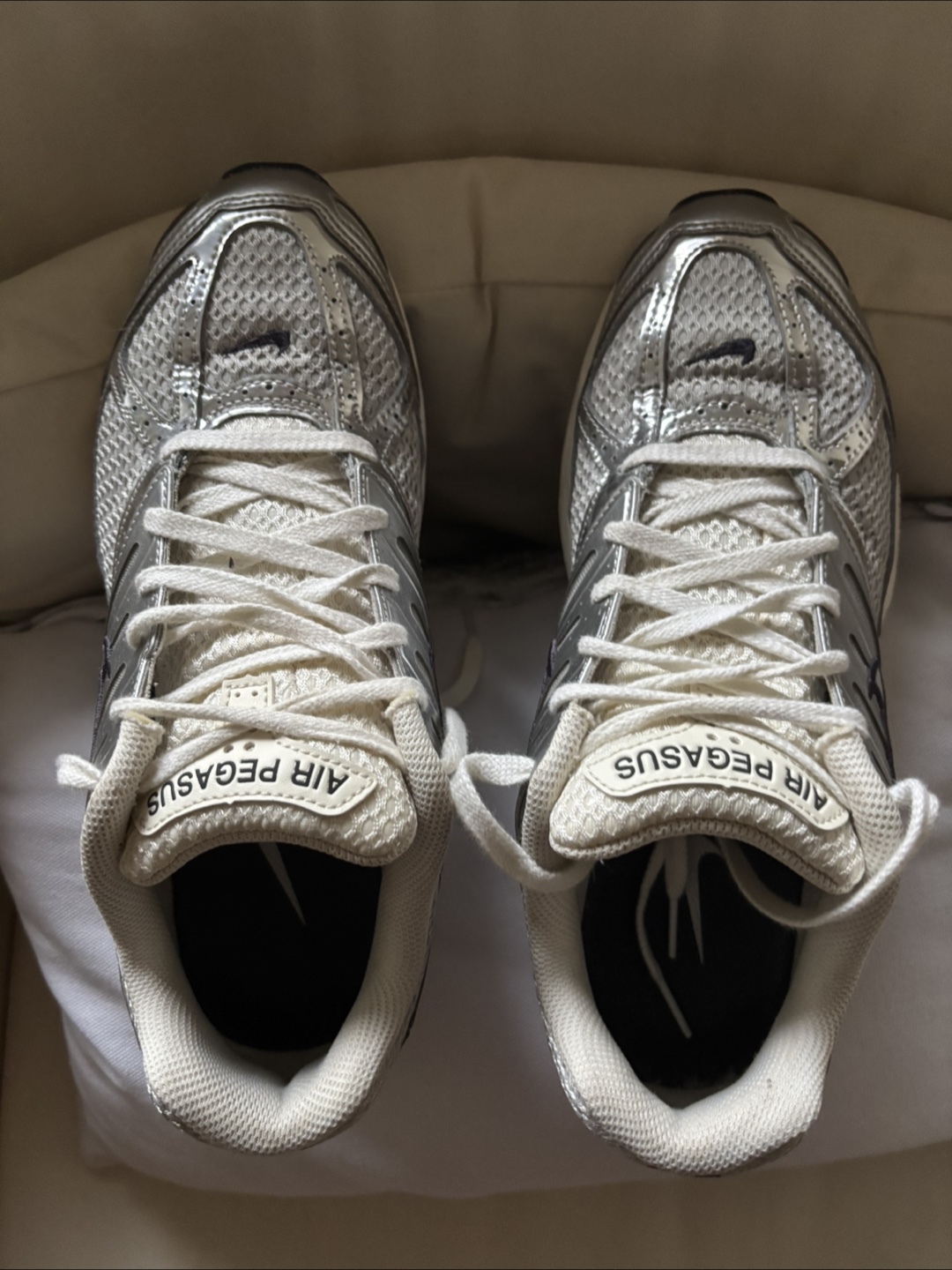 Nike Air Pegasus Silver Sneakers - photo 3