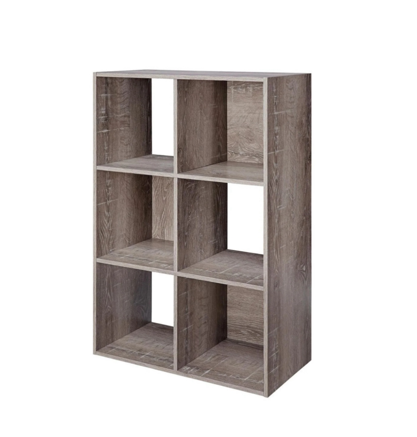 6-Cube Storage Organizer, rustic brown - photo 4