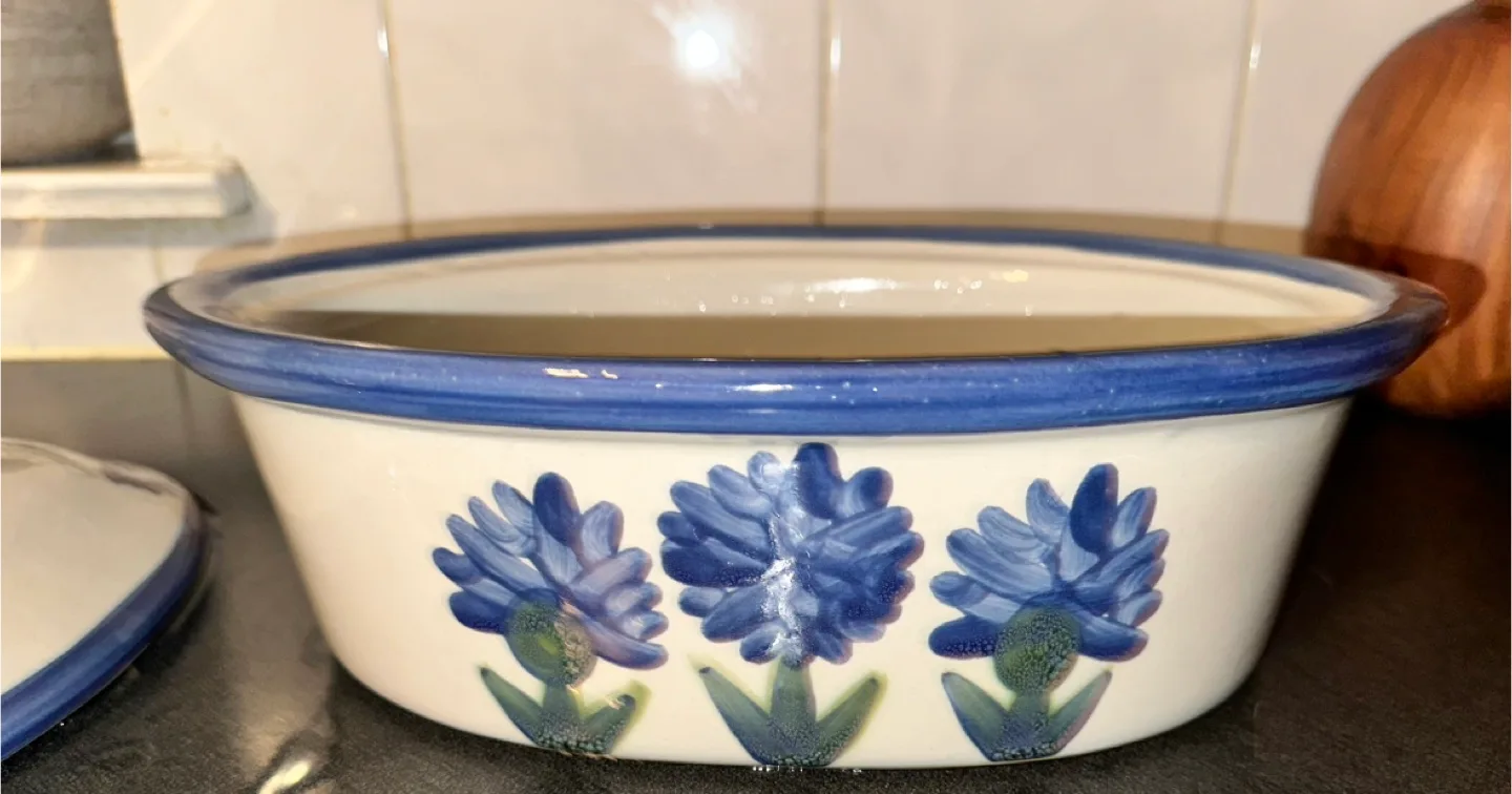 Louisville Stoneware Oval Casserole Roaster Dish image indicator(2)