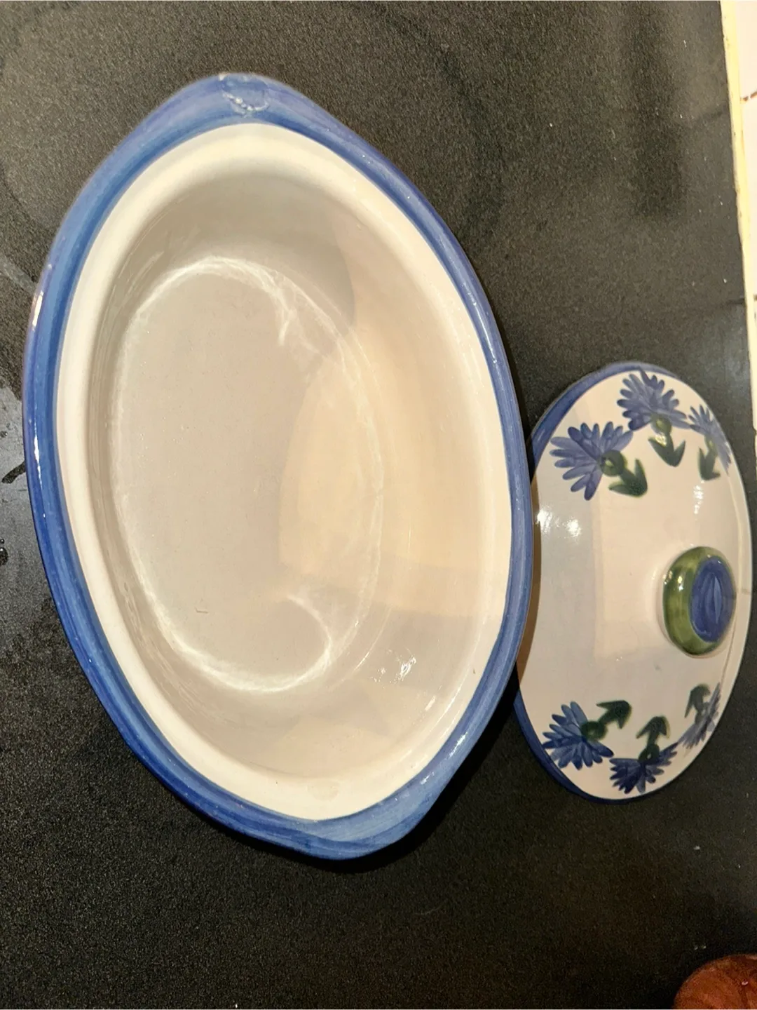 Louisville Stoneware Oval Casserole Roaster Dish image indicator(4)