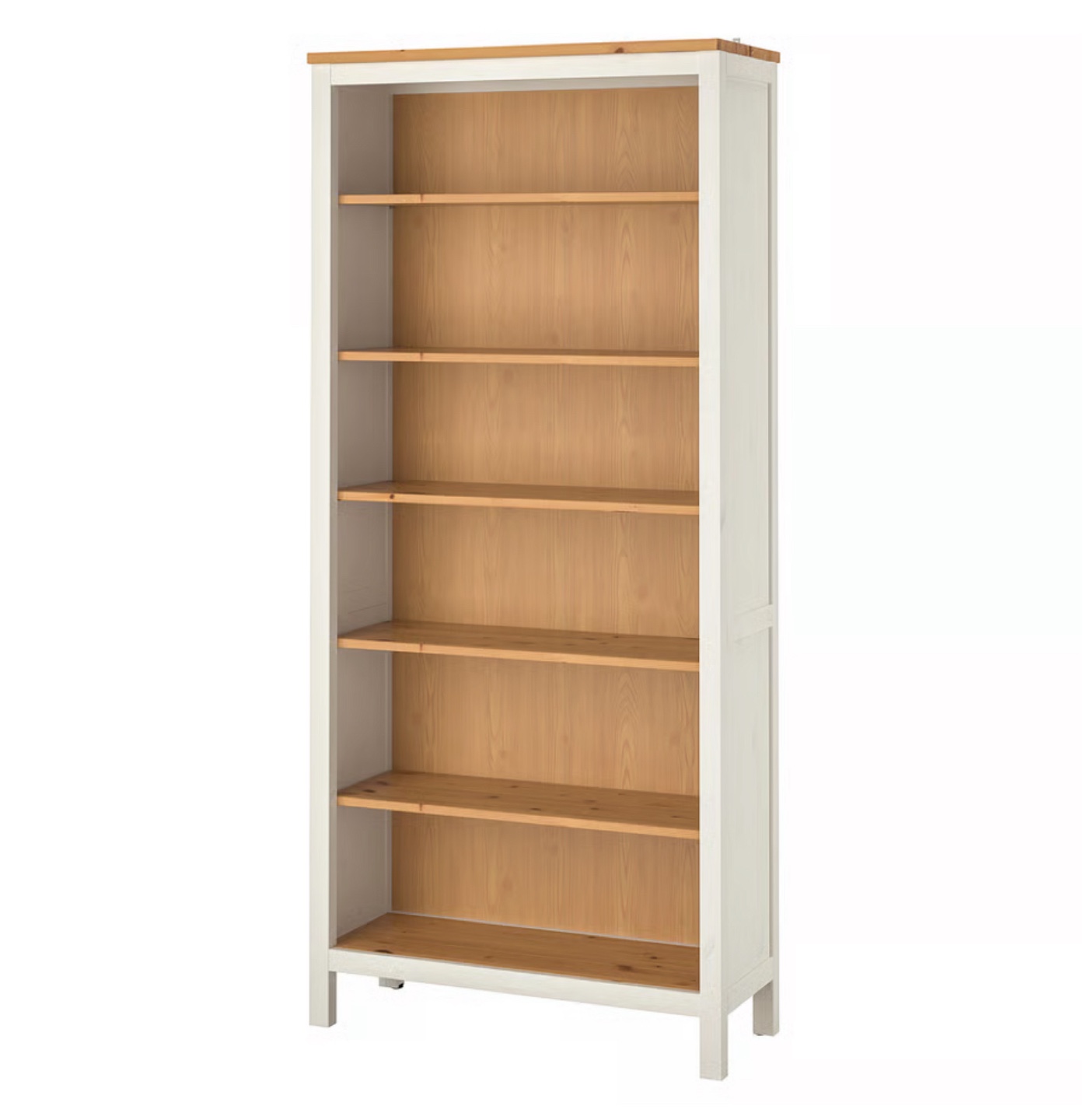 IKEA hemnes bookcase/shelf white and light brown