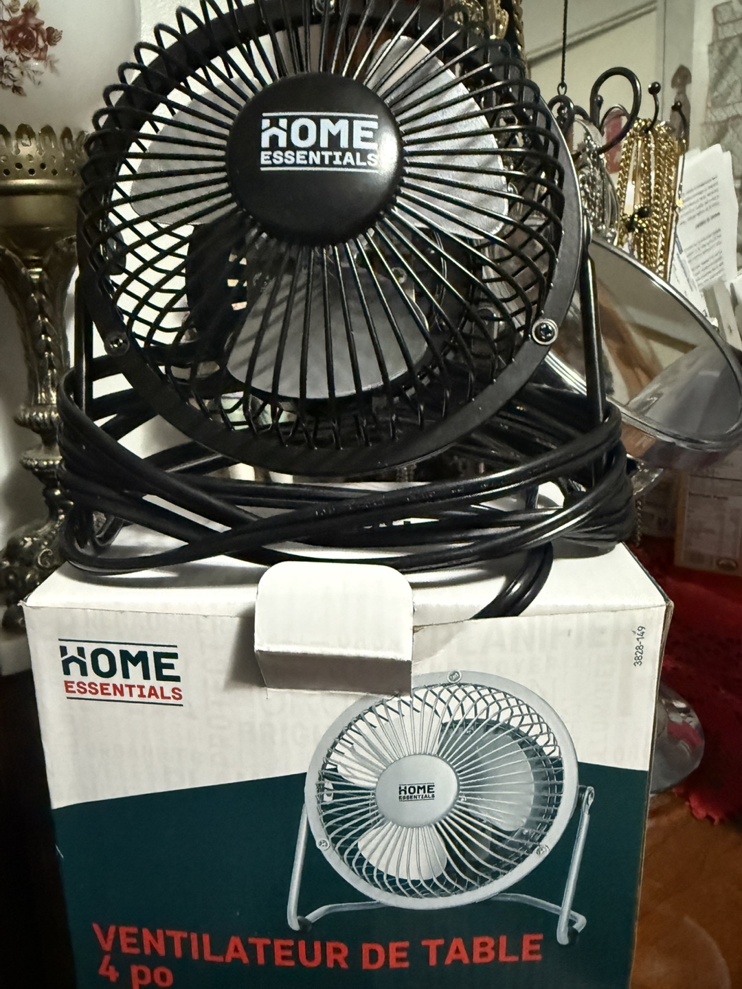 Home Essentials Table Fan - Like New! - photo 2