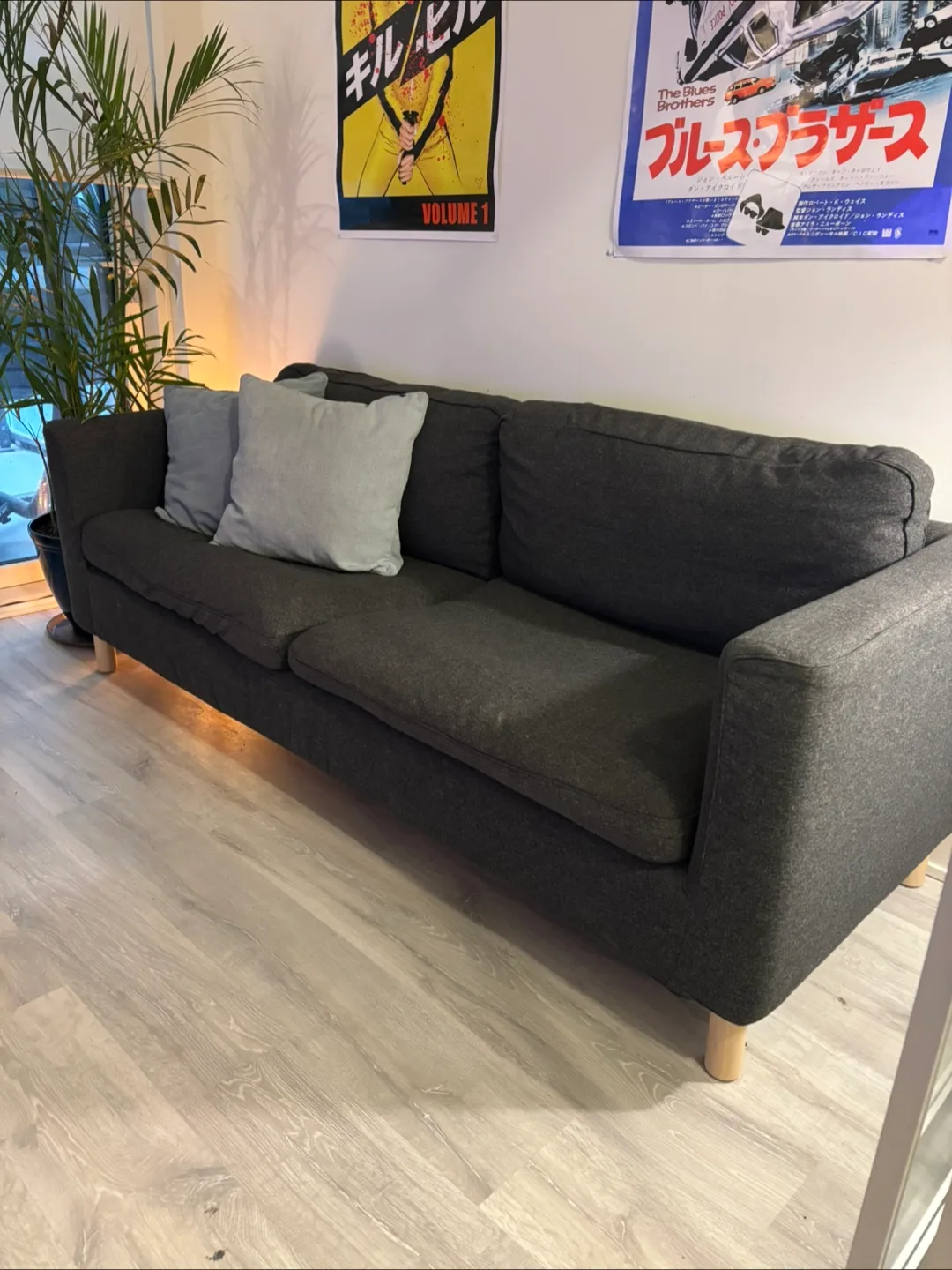 3-Seat Sofa - Grey