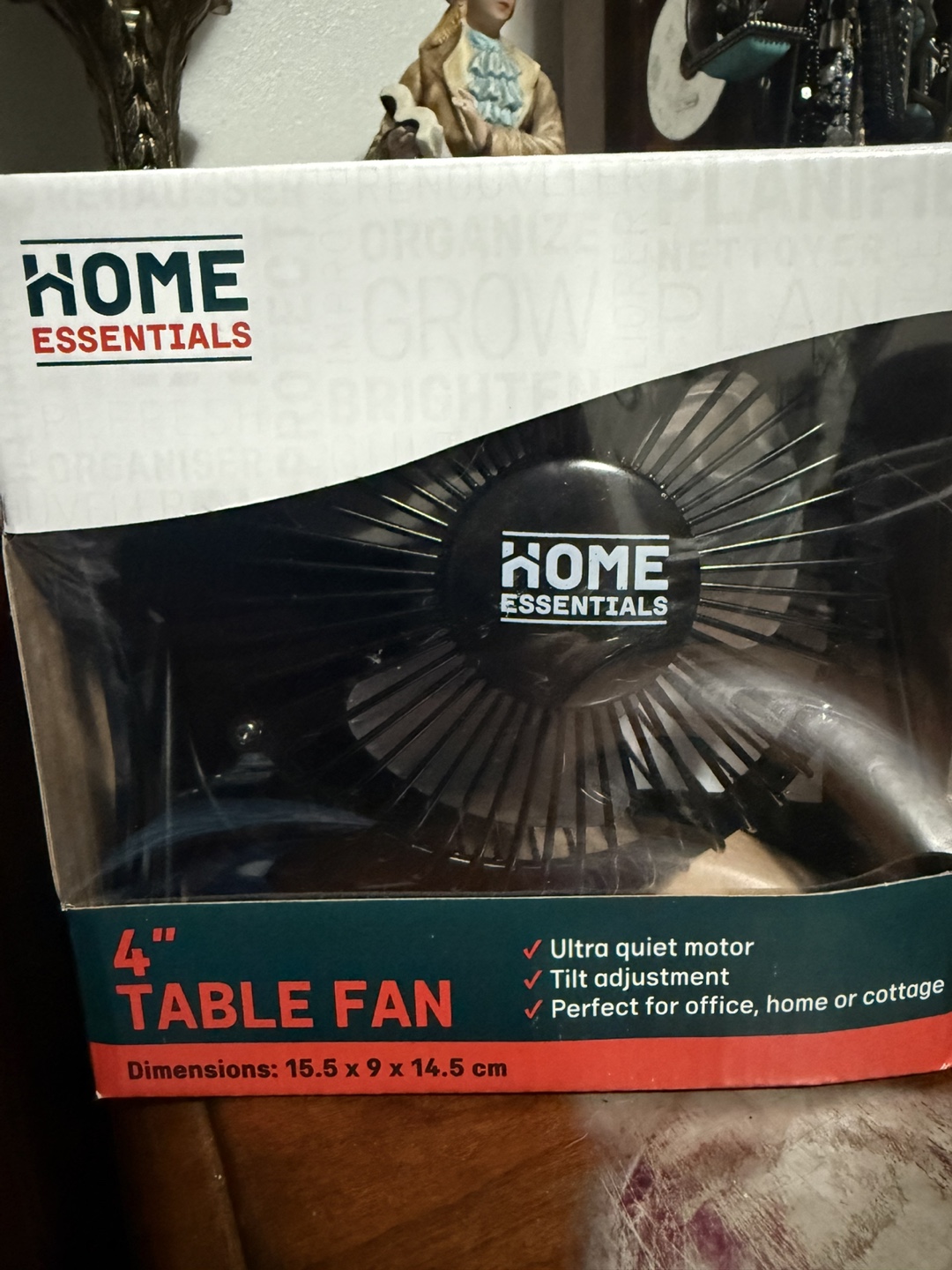 Home Essentials Table Fan - Like New! - photo 3