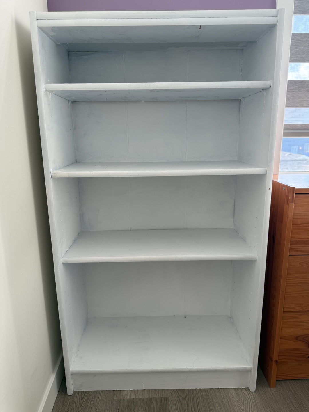 White Painted Bookcase