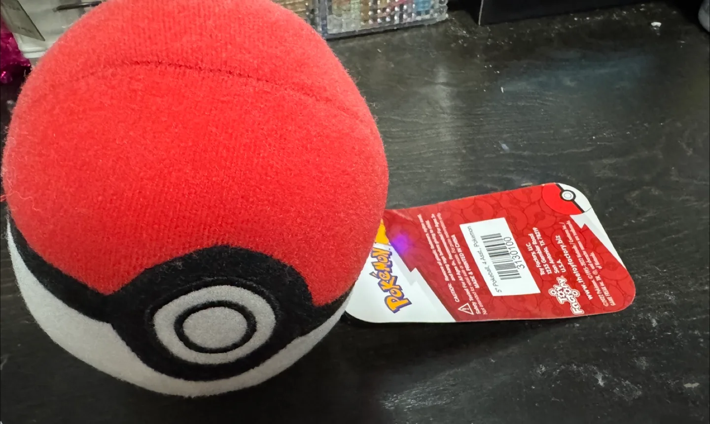 5” pokeball plush