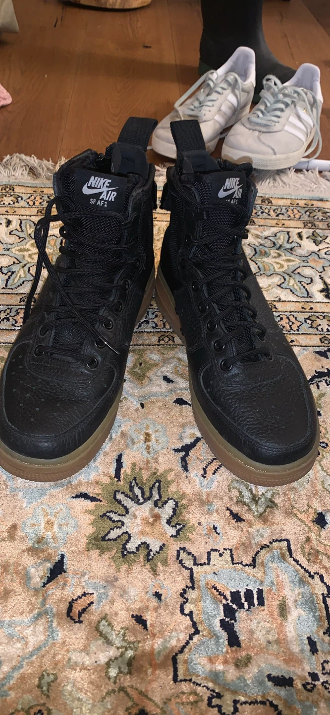 Nike SF Air Force 1 High Black US 8 - photo 3