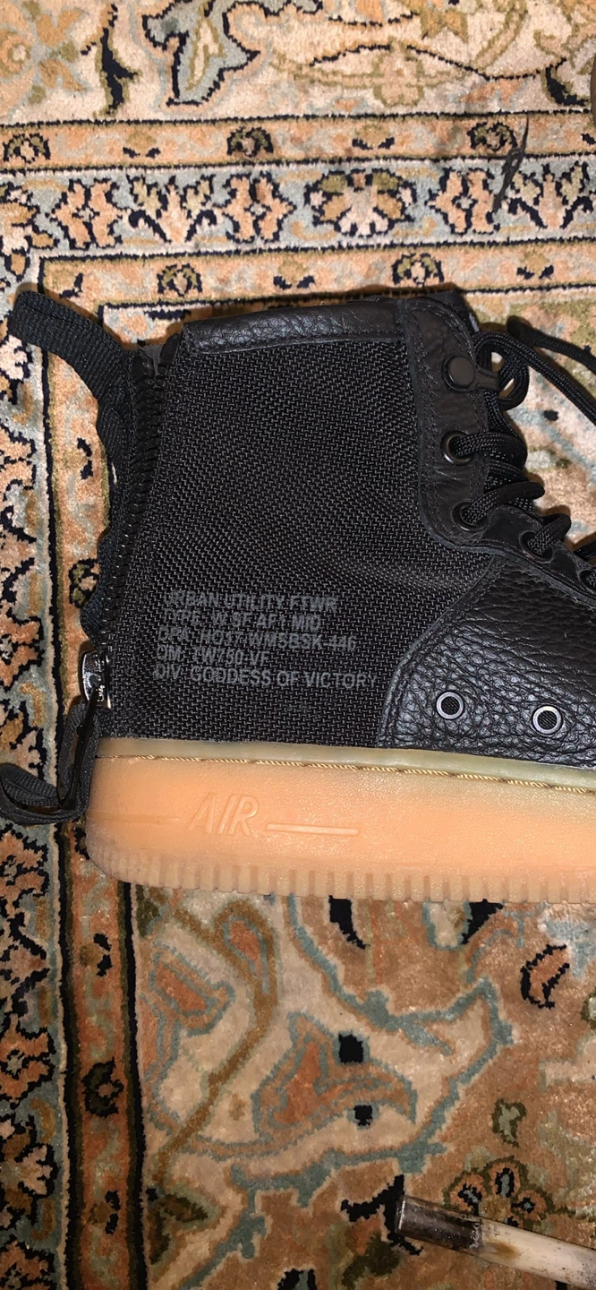 Nike SF Air Force 1 High Black US 8 - photo 4