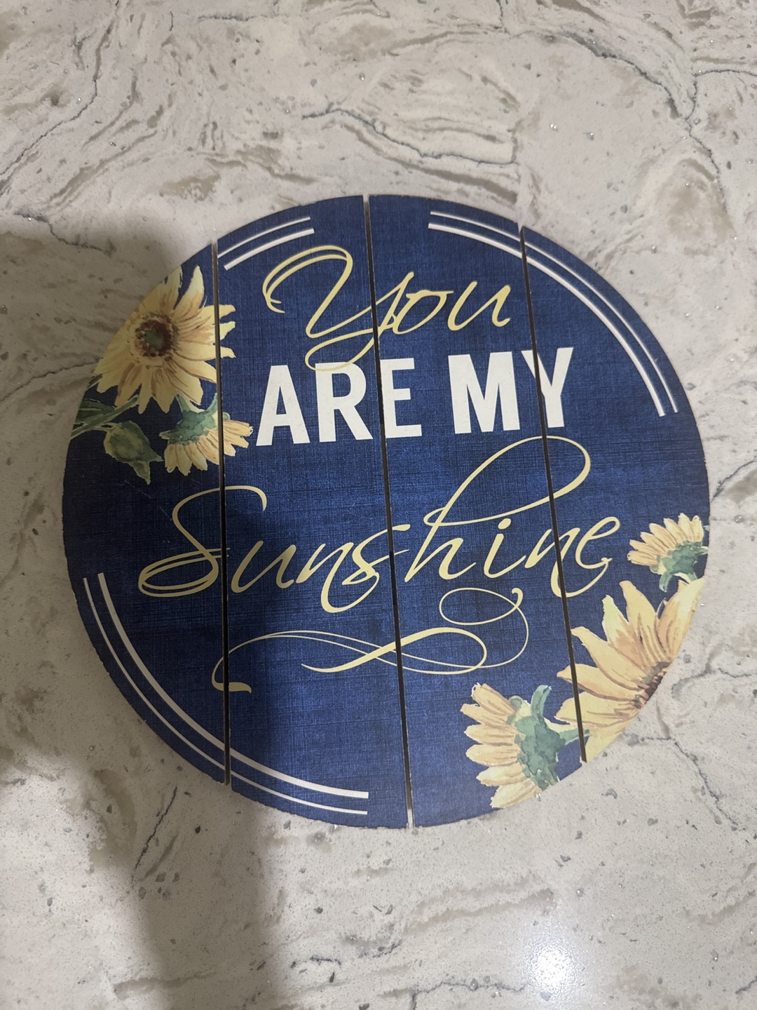 Sunflower 'You Are My Sunshine' Wall Decor