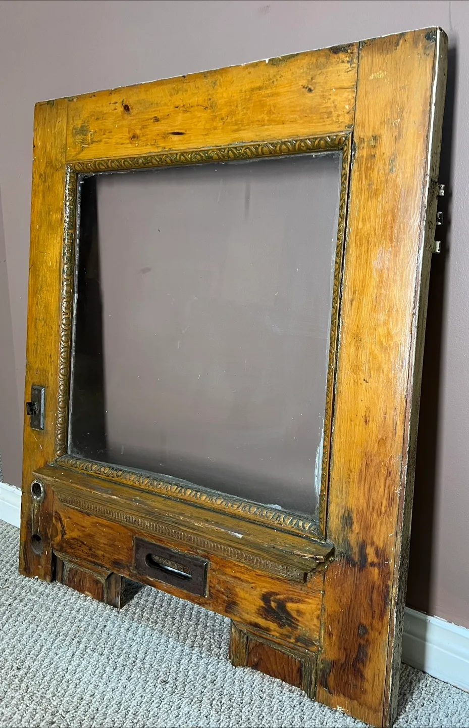 Antique reclaimed door section -Early 1900’s image indicator(10)