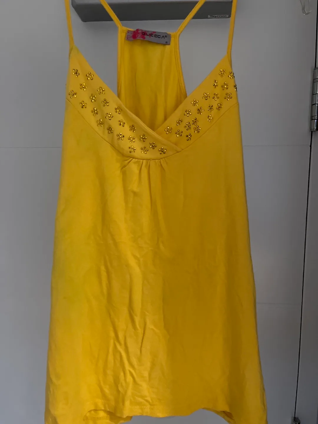 Quecca Yellow Tank Top