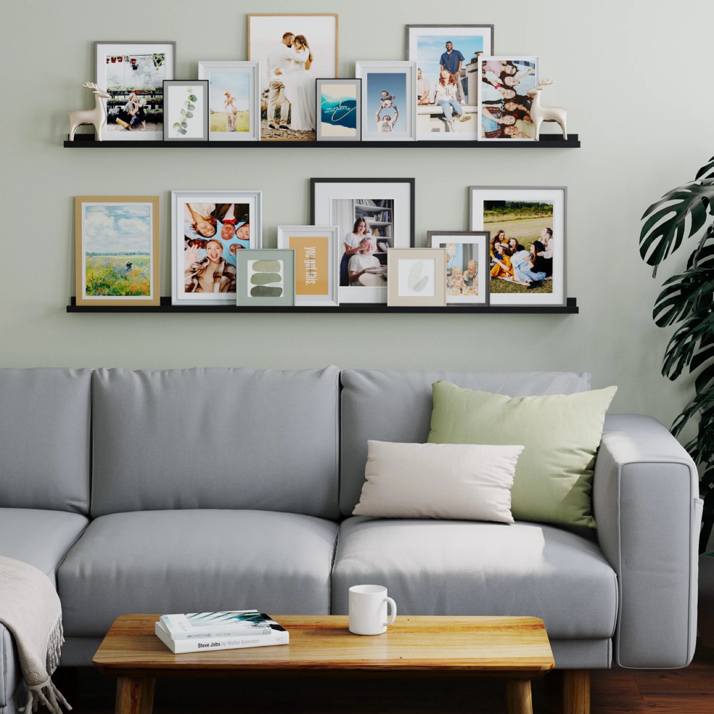 LAGOS 60'' Display Ledge Shelf - Black - photo 3