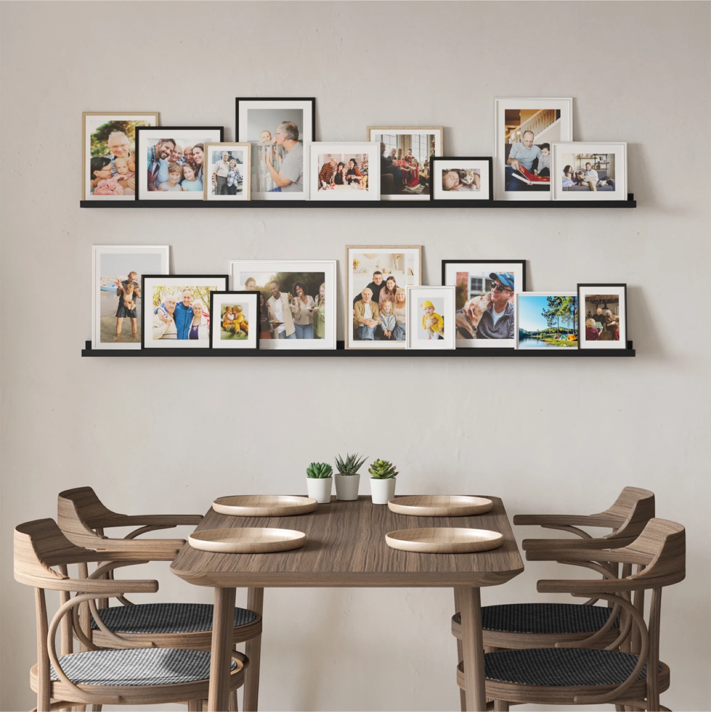 LAGOS 60'' Display Ledge Shelf - Black - photo 2