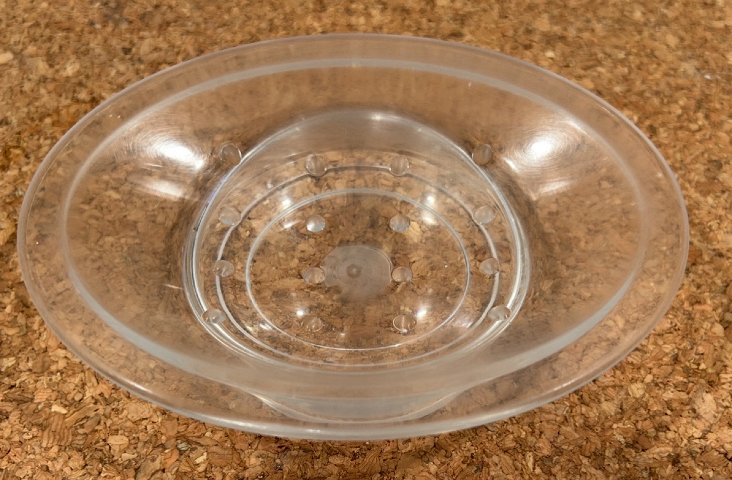 Clear Glass Toothbrush Holder & Soap Dish Set - photo 3