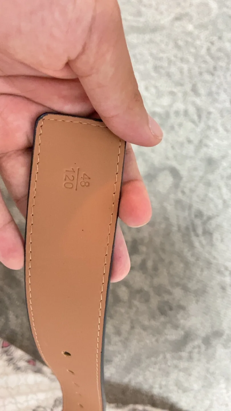 Louis Vuitton Black Monogram Belt - Size 48/120 image indicator(2)