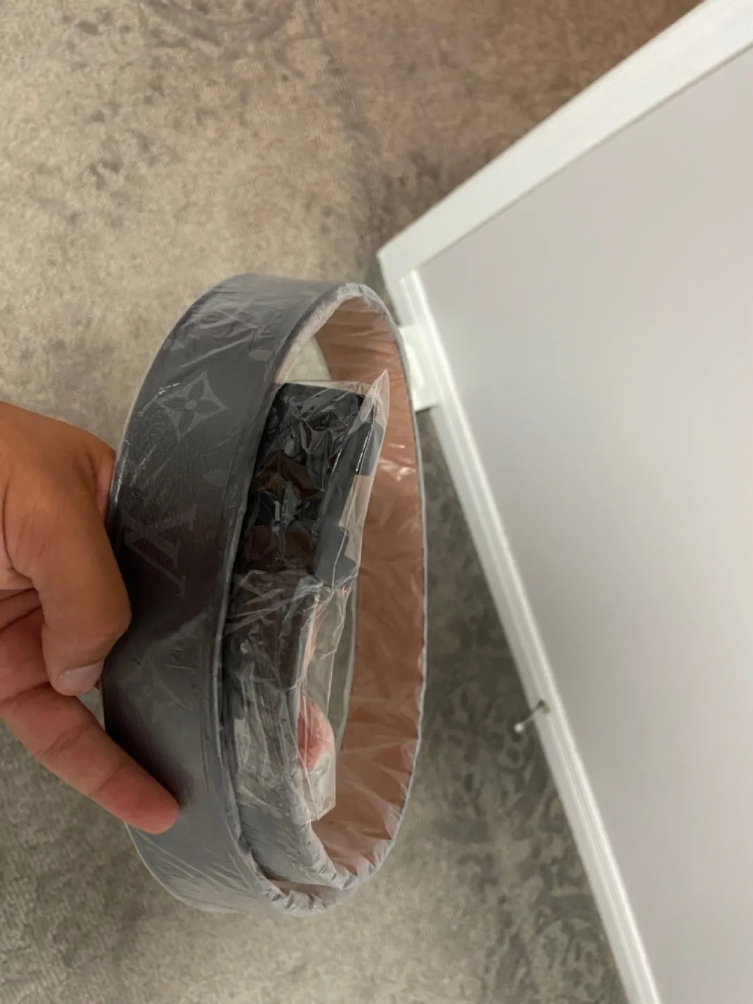 Louis Vuitton Black Monogram Belt - Size 48/120 image indicator(3)