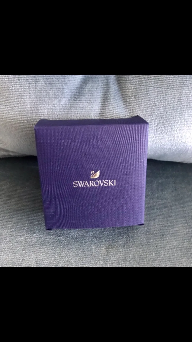 SWAROVSKI Black Crystal STUD Earring in Box- Jewelry image indicator(3)